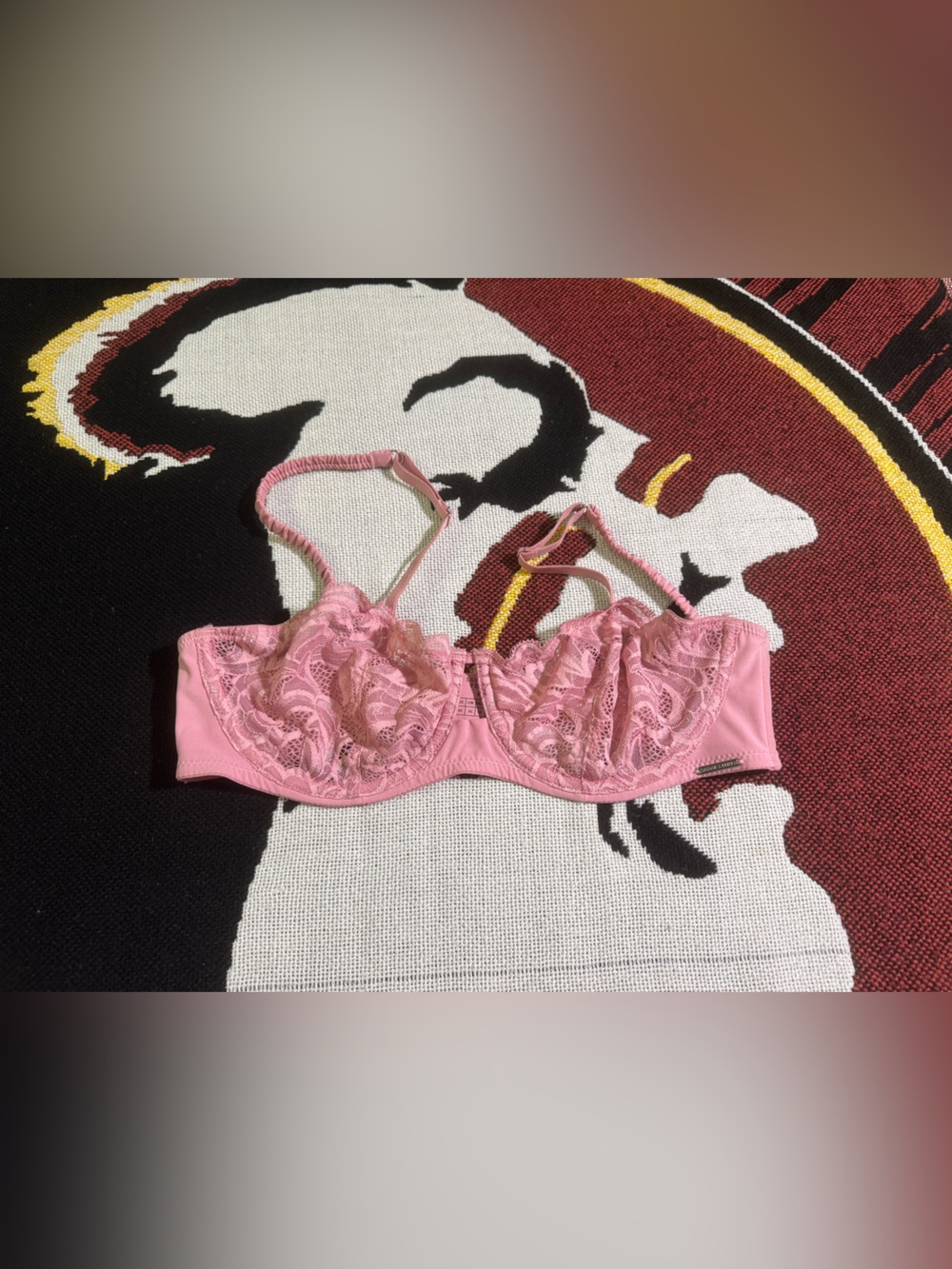 Savage X Fenty Rose Pink Lace Underwire Bra